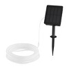 Nature Spring Outdoor Solar Rope Light - Solar-Powered Cable String - 100 Lights with 8 Modes for Patio, Backyard, Garden, 38.65' - Warm White - image 4 of 4