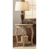 Alaterre Furniture Round End Table Driftwood Brown: Wood Accent Table with Shelf, 24-Inch Height - 3 of 4
