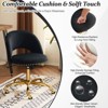 Karl Home | 23 inch Task Chair Office Desk Chair Make Up Chair With Wheels - 4 of 4