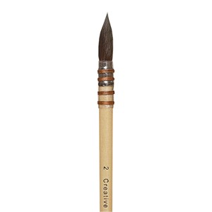 Creative Mark Harmony Blue Squirrel Quill Watercolor Brushes - Professional Watercolor Brushes for Artists - Handcrafted Full Bellied Watercolor Quill - 1 of 4