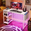 Bestier 47 Inch LED Computer Desk with Storage Drawer - 2 of 4