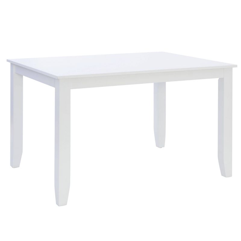 Shelby Solid Wood Traditional Rectangle Dining Table White - Powell, 1 of 8
