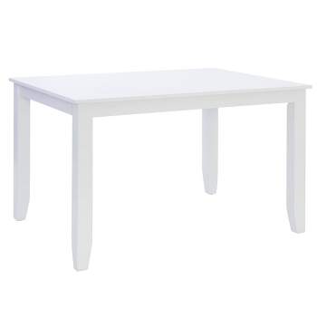 Shelby Solid Wood Traditional Rectangle Dining Table White - Powell