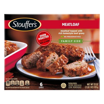 Stouffer's Meatloaf Family Size Frozen Dinner - 33oz : Target