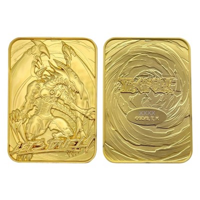 Fanattik Yu-gi-oh! Limited Edition 24k Gold Plated Metal Card | Gandra ...