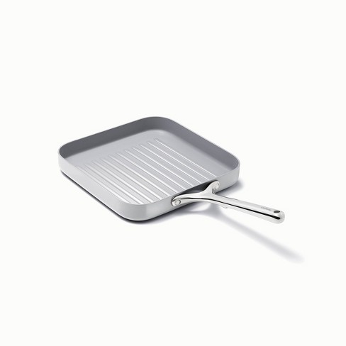 Caraway 11 Ceramic Nonstick Square Griddle in Gray