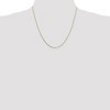 Black Bow Jewelry 0.8mm 14k Yellow Gold Solid Box Chain Lobster Clasp Necklace - 2 of 4
