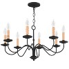 Livex Lighting Heritage 8 - Light Chandelier in  Black - image 2 of 4