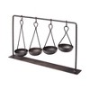 HomeRoots 19" Charcoal Metal Vintage Spice Rack Tabletop Sculpture - 4 of 4