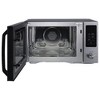 Magic Chef 1.0 Cubic Feet Stainless Countertop Microwave and Air Fryer, 10 Power Levels, Included Air Frying Rack, Crisper Tray, and Grill Rack, Black - 3 of 4