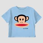 Girls' Paul Frank Boxy Short Sleeve Graphic T-Shirt - Sky Blue