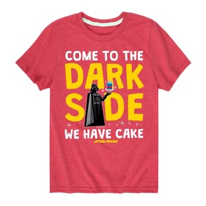 Boys' - Star Wars - Come To The Dark Side Short Sleeve Graphic T-Shirt - 1 of 4