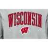 NCAA Wisconsin Badgers Men's Big & Tall Gray Hoodie - 3 of 3
