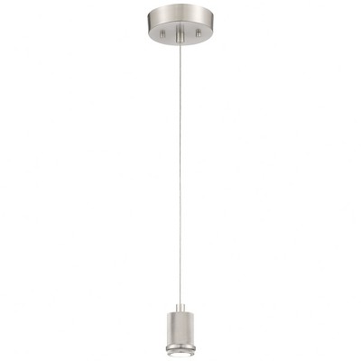 Access Lighting Port Nine Stark 1 - Light Pendant in  Brushed Steel