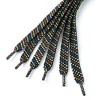 Elerevyo All Types of Casual Sneakers Double Color Twill Athletic Flat Shoelaces 3 Pairs - 3 of 4