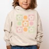 The Juniper Shop SmileyWorld Checkered Floral Smile Toddler Hoodie - 3 of 4