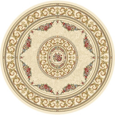Ancient Garden 57226 Ivory 7.10 Rd Round