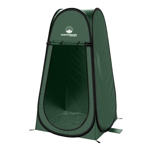 Tent for portable outlet toilet