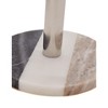 Lexi Home Marble Counter Paper Towel Holder -  Mount Grey - 3 of 4