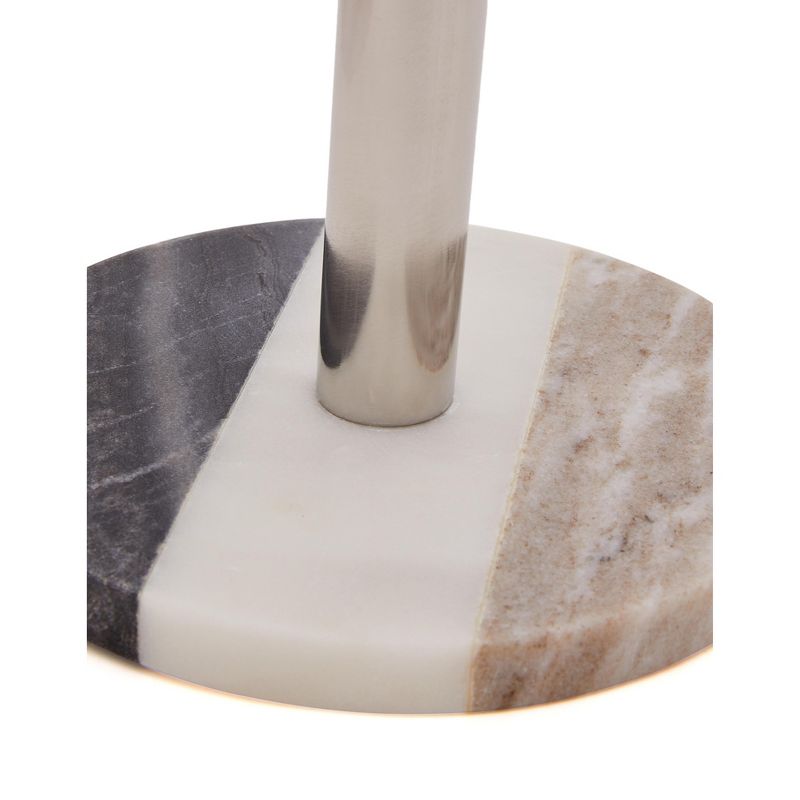Lexi Home Marble Counter Paper Towel Holder -  Mount Grey, 3 of 8