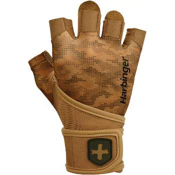 Harbinger Unisex Training Grip Wrist Wrap Weight Lifting Gloves - Large -  Black : Target