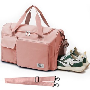 Luupatchy Carry On Weekender Backpack With Shoe Compartment, For Travel, Gym，Fishing, Travel Duffle Bag For Women, Men - 1 of 4