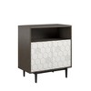 GDFStudio Zane 27.7'' Modern Storage Cabinet with 2 Doors and 1 Open Shelf - 4 of 4