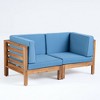 Maggift Outdoor Patio Seating Sets, Unique Design, Ideal for Conversations, Perfect for Gardens and Living Spaces, Blue, 60.5"*30.25"*26.5" - 2 of 4