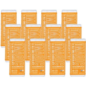 Dr. Bronner's Magic Salted Almond Butter Chocolate Bar - Case of 12/2.93 oz - 1 of 4