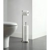 LunaLulinlk Free Standing Toilet Paper Holder Stand with Reserve; Brush Nickel - 3 of 4