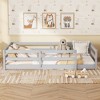 ALEXOUN Floor Bed with Safety Guardrails for Kids,Wood Montessori Kids Floor Bed,No Box Spring Needed,for Kids,Girls,Boys - 2 of 4