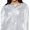 Women's Sequin Top - Carre Noir - 2 of 3