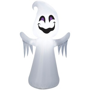 Gemmy Halloween Inflatable Happy Ghost, 3.5 ft Tall, Multi - 1 of 4