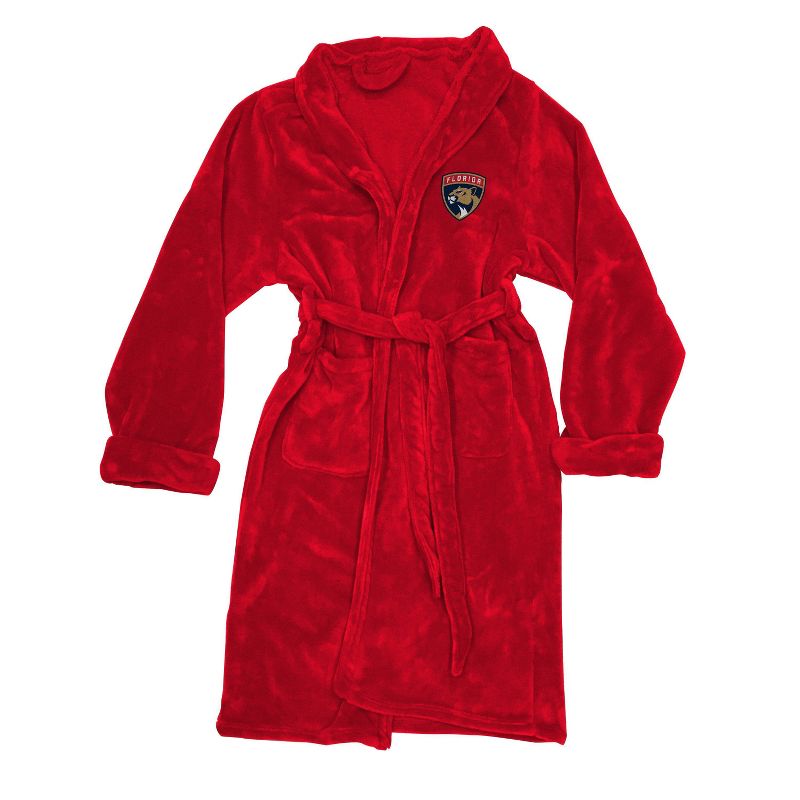 NHL Florida Panthers Silk Touch Bathrobe, 1 of 5