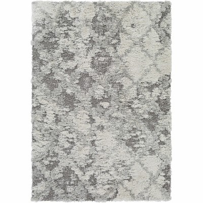 Hauteloom Kilgetty Gray Cloudy Shag Rug