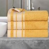 Cotton Medium Weight Bath Towel Set of 3 by Blue Nile Mills - 2 of 4