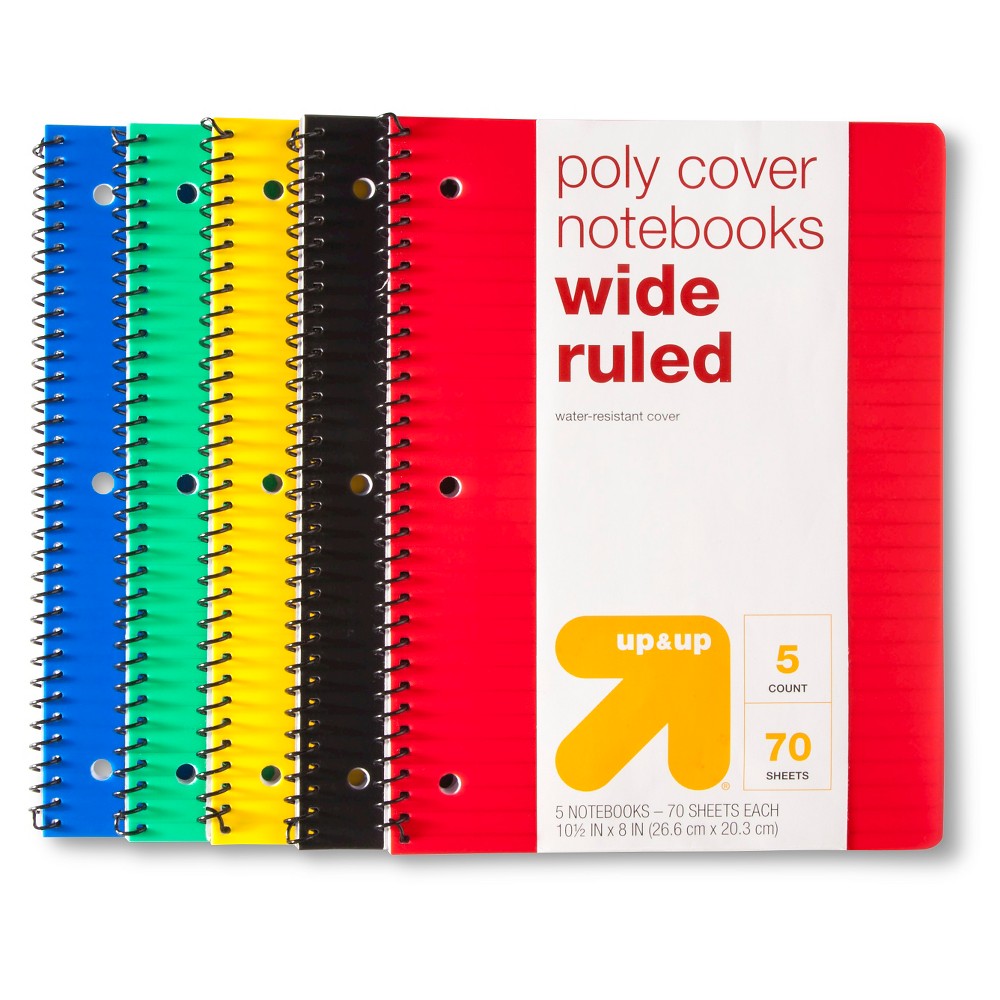 wide ruled spiral notebooks on Target.com