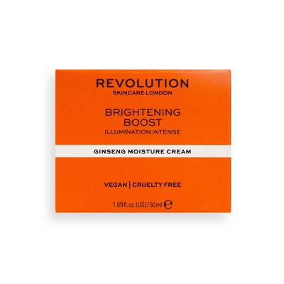 Makeup Revolution Skincare Brightening Boost Cream with Ginseng - 1.69 fl oz