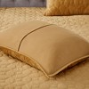 Gracie Mills Gayle 3-Piece Casual Geometric Velvet Quilt Set - 4 of 4