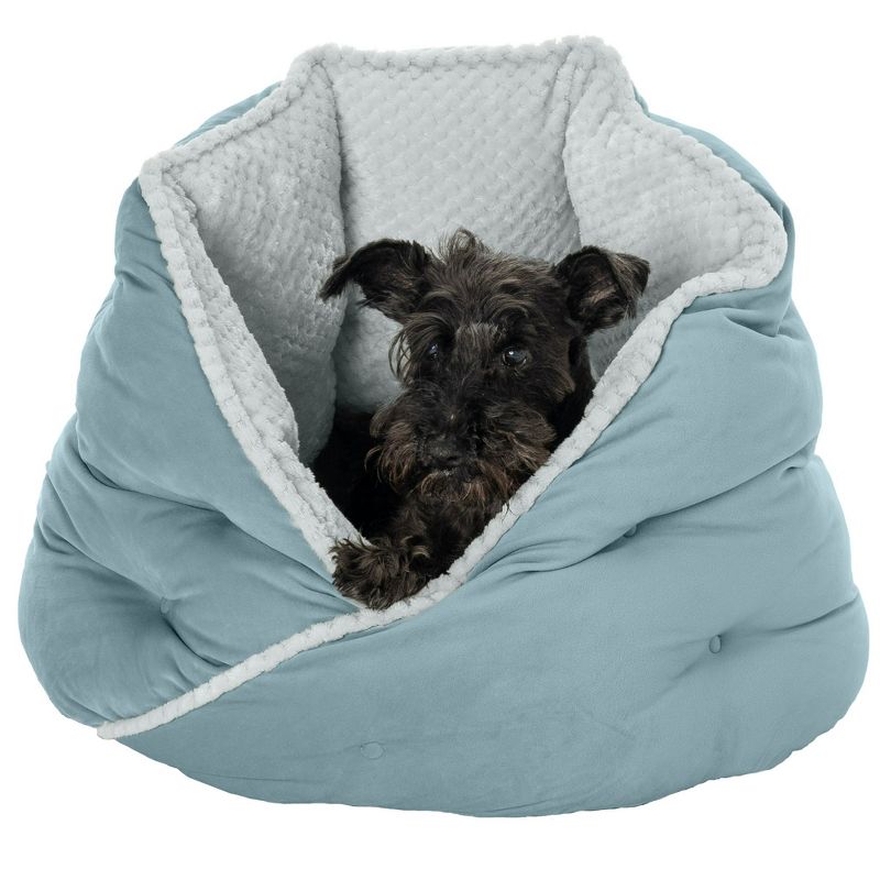 FurHaven Calming Wrap-Around Hug Small Dog and Cat Bed, 1 of 4