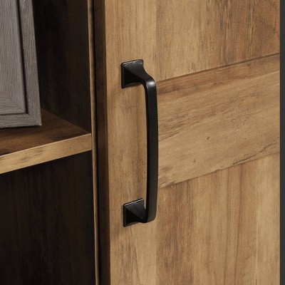 Rural Pine Freestanding Adjustable Shelving Storage Cabinet