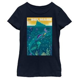 Girl's Luca Isola Del Mare Poster T-Shirt - 1 of 4