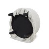 Christopher Knight Home Truman Modern 24" Button-Tufted Round Polyester Upholstered Ottoman with Tassel Rope - 4 of 4