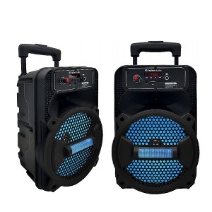 TOPTECH ROCK-8 Fully Amplified 8" Bluetooth Speaker with 1500W Power & LED Lights - 1 of 1