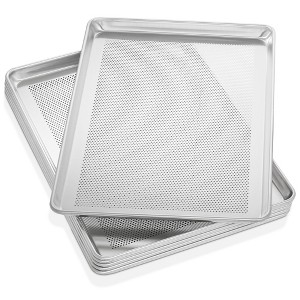GRIDMANN 18" x 26" Commercial Grade Aluminum Cookie Sheet Baking Tray Pan Full Sheet - 1 of 4
