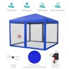 10 x 10 FT Pop Up Canopy, Party Tent with Mosquito Netting, Height Adjustable Instant Sun Shade, for Parties, Camping, Events - 4 of 4