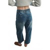 Women's Wo's Relaxed Fit Cropped Barrel Jeans - Aaron & Amber - 2 of 4