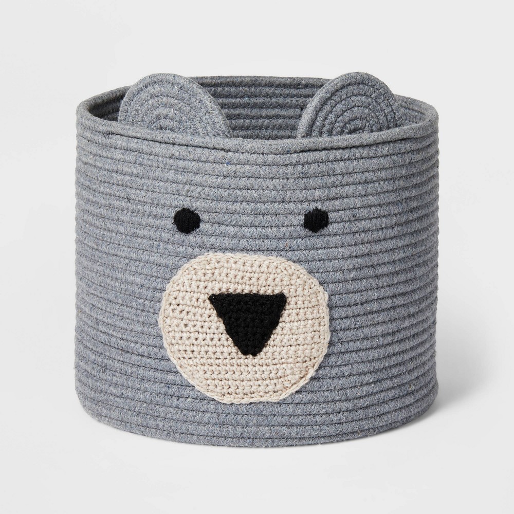 Photos - Other Decoration Coiled Rope Storage Bin Large Bear - Cloud Island™