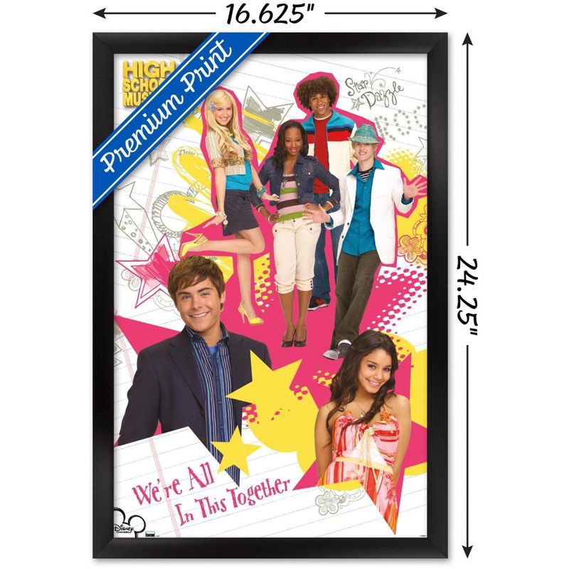 Trends International High School Musical 2 - Group Image Framed Wall Poster Prints, 3 of 7