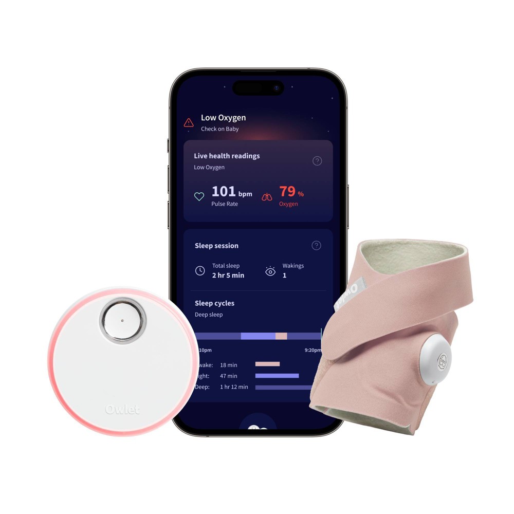 Photos - Baby Monitor DREAM Owlet  Sock - FDA-Cleared Smart  with Live Health Reading 